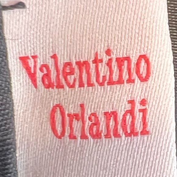 VALENTINO ORLANDI NYLON BACKPACK WITH GOLD DETAIL AND MATCHING POUCH NEW - Picture 10 of 14